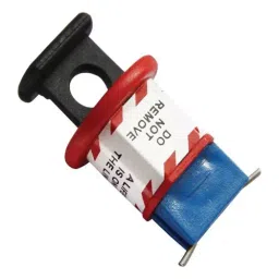 LISC Pin-Wide Safety Circuit Breaker Lockout Blue, LISC-P-WIDE-CBL-19