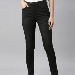 Go Colors! Black Skinny Fit High Rise Jeans-image-102