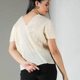 showoffff Showoff Beige Regular Fit Top image 2