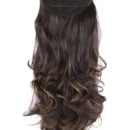 Stasia Street Clip-In Out Curl Mix Brown Hair Extensions - 24 Inches-image-73