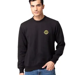 Allen cooper Black Regular Fit Sweatshirt-image-23