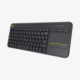 Logitech Wireless K400 Plus Touch Keyboard Black image 2