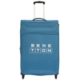 United Colors Of Benetton Macau Blue Printed Soft Large Trolley Bag - 78 Cms-35