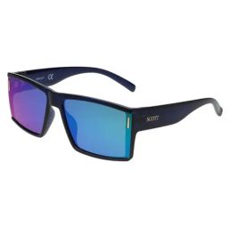 SCOTT Blue UV Protection Irregular Sunglasses for Men-image-97