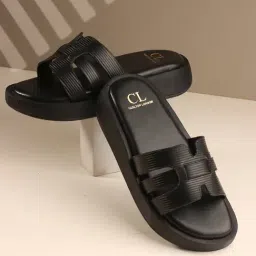 Carlton London Women's Black Casual Sandals-picture-11