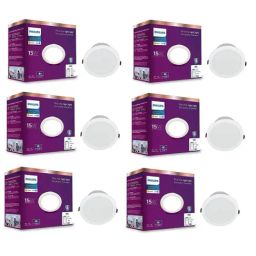 Buy Philips Smart Wi-Fi LED Downlighter 15-Watt Wiz Connected - Pack of 6 (Warm White)-7