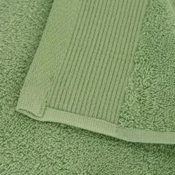 Maspar Embedded Stripe Green Cotton 550 GSM Large Bath Towel - Set of 1 image 4
