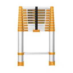 Ingco Telescopic Ladder 10 Steps 150 Kg Maximum Load Capacity and 10.4 ft Max. Extended Height, HLAD08101-image-1