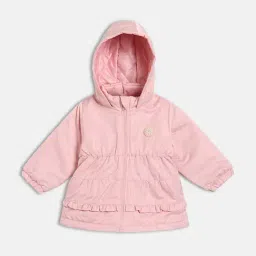 Miniklub Girls Pink Regular Fit Woven Jacket-picture-14