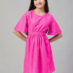 StyloBug Girls Pink Dress-image-38