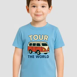 KIDDY STAR Boys Pure Cotton T-shirt-49