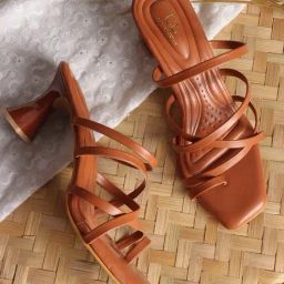 Carlton London Women's Tan Toe Ring Sandals-image-26