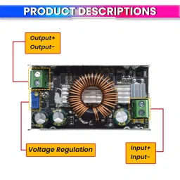 AmiciSolar DC-DC Buck Converter 10-90 VDC Input Voltage 6 A Output Current image 4