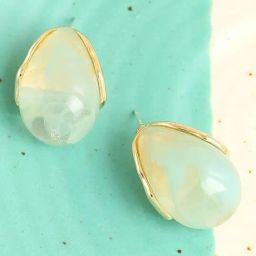 Sohi Gold Plated Designer Stone Party Stud Earrings-87