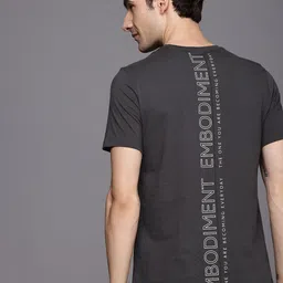 HRX by Hrithik Roshan Typography Printed Pure Cotton Yoga T-shirt-image-23