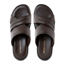 Khadims Men Leather Comfort Sandals-image-46
