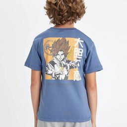 DeFacto Boys Graphic Printed Round Neck Cotton T-shirt-picture-22