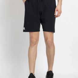 Adidas Black Regular Fit Sports Shorts-image-58