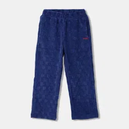 Blue Giraffe Girls Blue Solid 1 Trouser-image-32