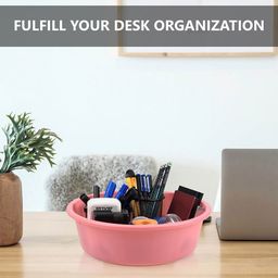 Kuber Industries Yellow Set of 3 Regular Desk Organiser Organisers image 5