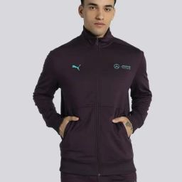 Puma Mercedes-AMG Petronas Formula 1 Purple Slim Fit Sports Jacket-image-9