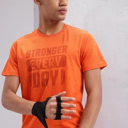 HRX by Hrithik Roshan Men Typography Printed Training T-shirt-image-84
