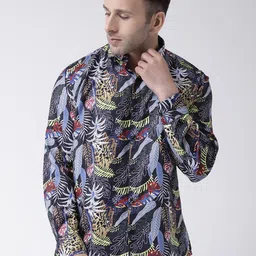 hangup plus Slim Fit Floral Printed Casual Shirt-image-25