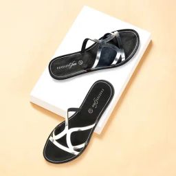 Forever Glam by Pantaloons Women's Silver Casual Sandals-image-31