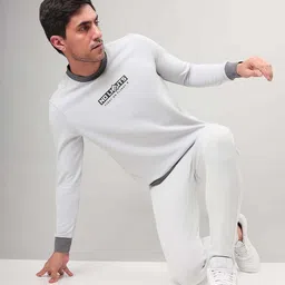Technosport Men Grey Printed Sweatshirt image 3