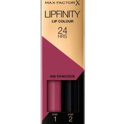 Max Factor Lipfinity Lip Colour + Top Coat 040 Vivacious-23