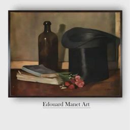 The Art House Black & Brown Nature Morte Wooden Framed Painting Wall Art - 12 x 9 Inch-image-82