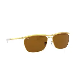 Ray-Ban 0RB3619 Light Brown Polarized Olympian II Square Sunglasses - 60 mm image 2