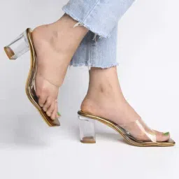 Shoetopia Kids White & Copper Casual Slides-image-76