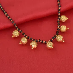 MEMOIR Gold-Plated Beaded Mangalsutra-image-92