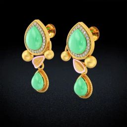 Joyalukkas 22k Gold Finest Drop Earrings for Women-image-33
