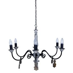 Fos Lighting Black Chic French Country Chandelier-image-30