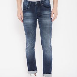 Duke Men Slim Fit Heavy Fade Stretchable Jeans-image-32