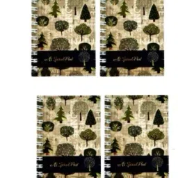 Nightingale Spiral Pad - C - A7 - Pages 160 Pack Of 4 ,112933-5