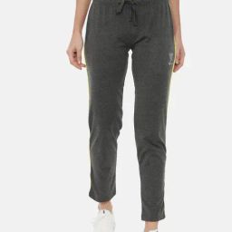 3Pin Grey Cotton Regular Fit Trackpants-picture-11