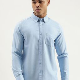 United Colors of Benetton Men Solid Button-Down Collar Cotton Casual Shirt-picture-47