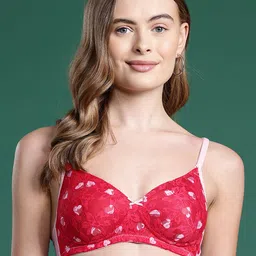 DressBerry Floral Lace Full Coverage Lightly Padded Bra-picture-47