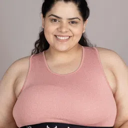 skyria Plus Size Full Coverage Removable Padding Workout Bra - 360 Degree Support-1
