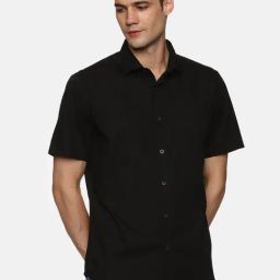 Don Vino Black Regular Fit Shirt-image-95
