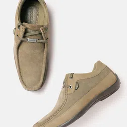 Woodland Men Leather Derbys-image-43