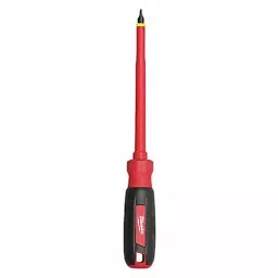 Milwaukee Insulated Slotted Screwdriver 1/4 in, 55ZY82-16