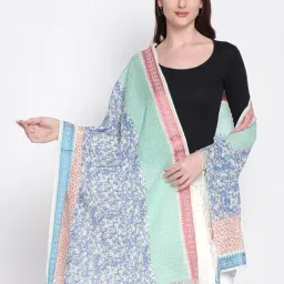 Style Quotient Blue & Green Printed Scarves-picture-14