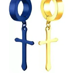 MEHAK CREATION Turquoise Blue Brass Earrings-picture-17