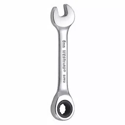 Westward Ratcheting Wrench Alloy Steel Chrome Head Size 8 mm Overall Length 3 1/2 inch, 54PP21-image-90
