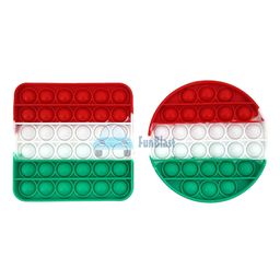 FunBlast Square & Round Pop it Silicon Fidget Toys Pack of 2 - Multicolor-27