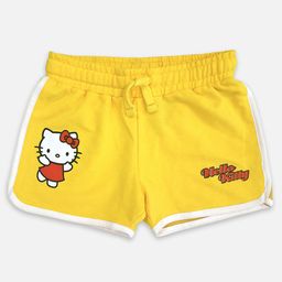 Kidsville Hello Kitty Placement Printed Shorts - Yellow-image-34